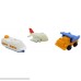 Mini Erasers Take-Apart Choose A Profession Helicopter Motorcycle Bus Dump Truck Airplane Ship Football Soccer Ball Basketball Pack of 9 B01M234KVX